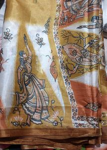Yellow And Maroon Silk Sarees