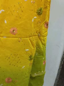 Elegant Yellow Saree