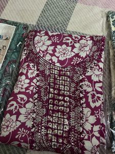 4 Combo Unstitched Salwar Kameez Fabric