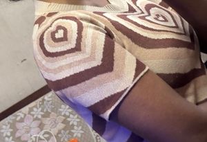 Heart Pattern Knit Top