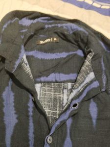 Zudio Half Sleeve Blue Shirt For Men