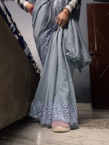 Merror Work Saree