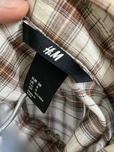 H&amp;M 90’s Vintage Check Shirt For Women