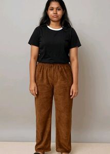 Brown Casual Pants