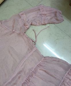 Peach Colour Dress