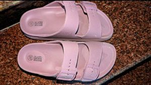 Pink Zudio Buckle Sandals