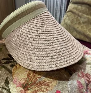Woven Visor Hat- Never Used