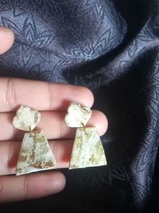 Marble Dangle Earrings