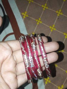 Bangles with Stone Detail
