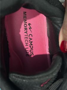 Campus Black Running Shoes