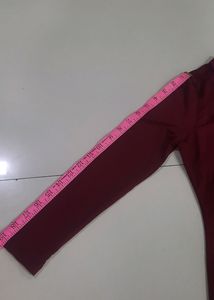 Maroon Bodycon Dress