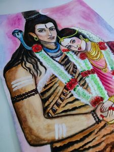 Shiv Parvati Painting