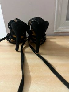 Tie Up Ankle Heels