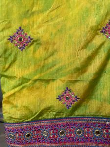 Elegant Embroidered Saree