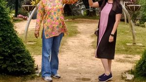 Black And Lavender Dress