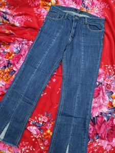 Split Hem Jeans
