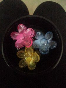 Flower Hair Clips - Set of 3