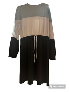 Three Colour Layered Dress