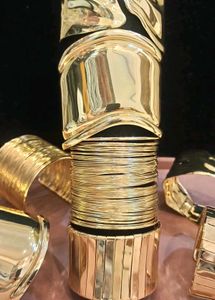 Gold Tone Bangle Set