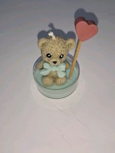 Cute Teddy Bear Candle Set 3 For Return Gifts
