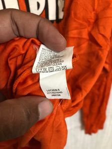 Sport-Tek Orange Long Sleeve T Shirt