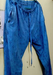 Blue Printed pyjama