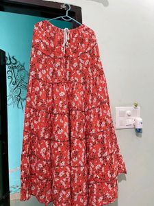 Floral Print Maxi Skirt