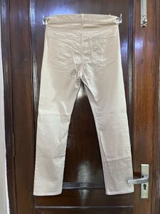 H&amp;M Beige Straight Leg Chinos