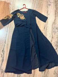 Palazzo With Split Kurti Set