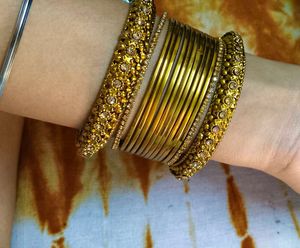 Golden Bangle Set!