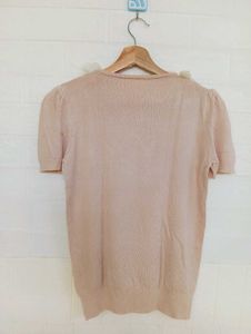 Vintage-Inspired Pink Blouse