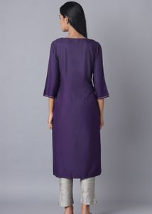 W Kurta Embellished Design