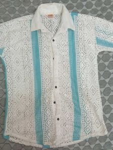 Crochet Patterned Shirt