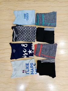 Used Legins And Top Set Of 8
