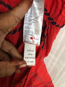 Tommy Hilfiger Red Sleeveless Dress