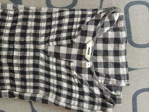 MAX Gingham Dress - Black and White