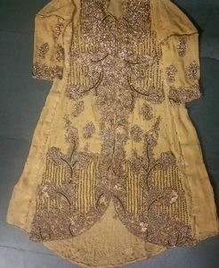 Wedding Wear Heavy Gown Full Diamond Work