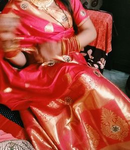 Pattu Silk Saree Pinkish Red