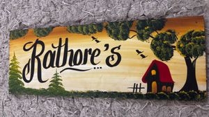 New Handcrafted Name Plate Rathore’s