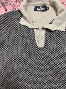 Wodhe Geometric Polo T-shirt