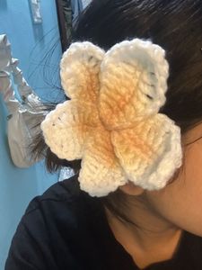 Crochet Flower Clips