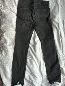 Zara Skinny Pearl Black Jeans