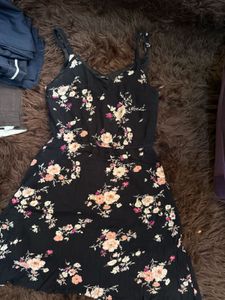 Floral Print Party Dress