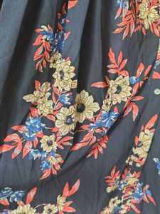 Floral Print Dress, Front Button Shrug Pattern