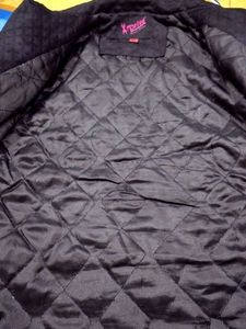 Quilted Button-Up Jacket