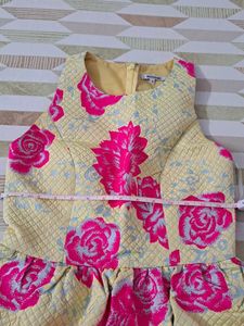 Floral Girls Dress Bust 14inch
