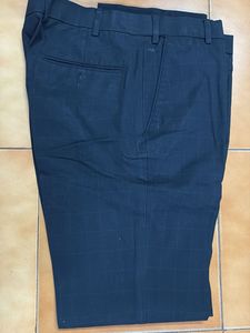 Men&#39;s Navy Blue Pants park avenue trousers