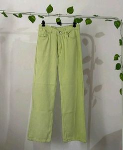 Light Green Denim Pants