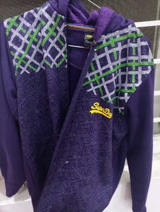Purple Hoodie Jacket For Boys