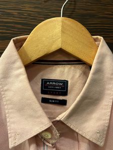 Arrow Sport Men Formal Pink Shirt